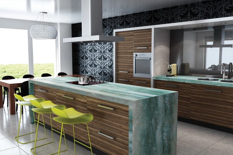 gaya quartzite kitchen