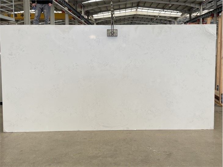 Carrara White Quartz For Kitchen Island